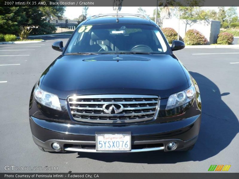 Black Obsidian / Graphite 2007 Infiniti FX 35 AWD