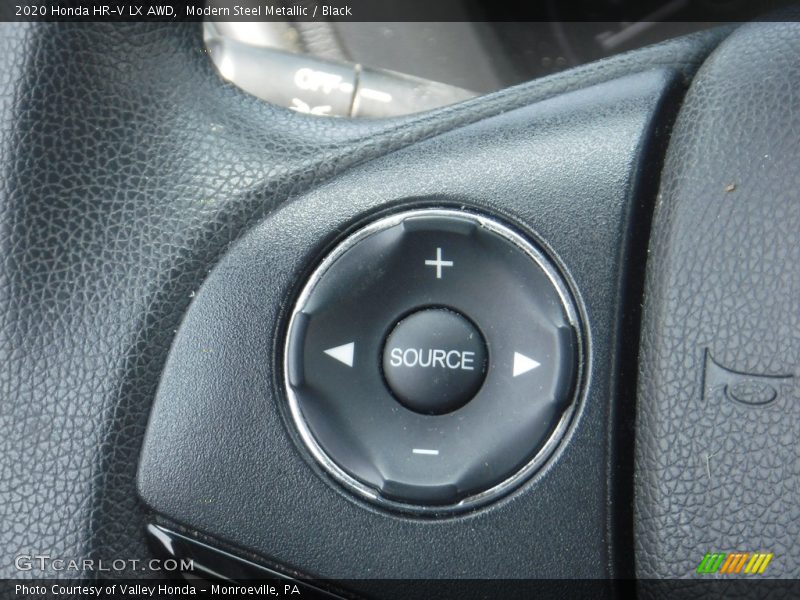 Modern Steel Metallic / Black 2020 Honda HR-V LX AWD