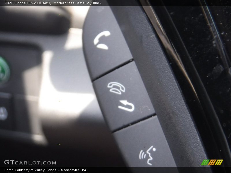 Modern Steel Metallic / Black 2020 Honda HR-V LX AWD