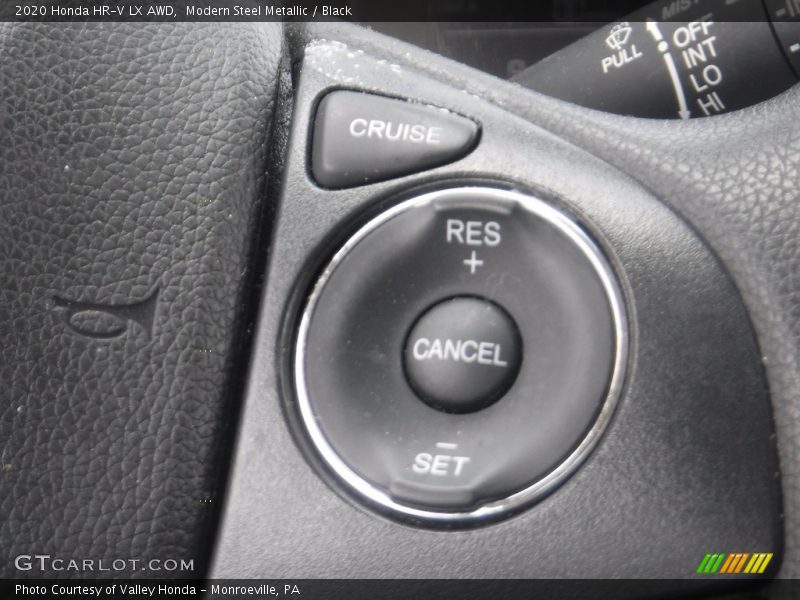 Modern Steel Metallic / Black 2020 Honda HR-V LX AWD