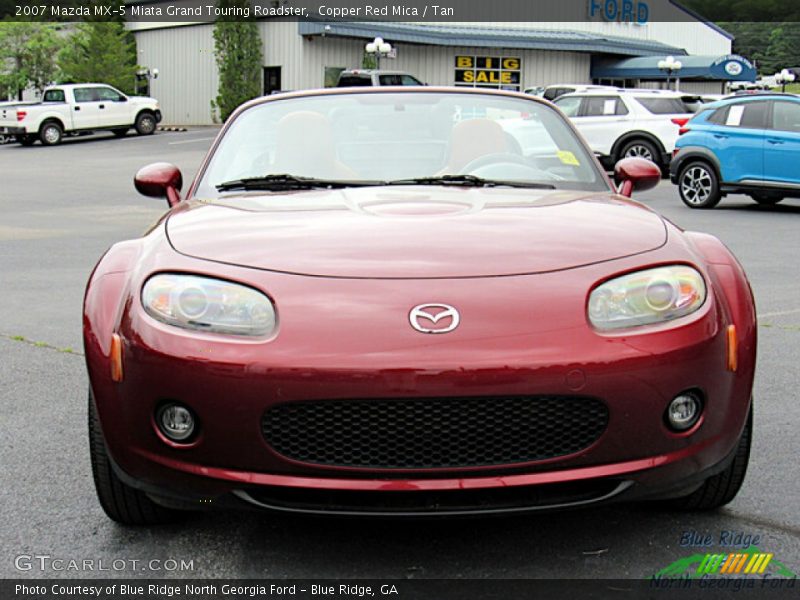 Copper Red Mica / Tan 2007 Mazda MX-5 Miata Grand Touring Roadster