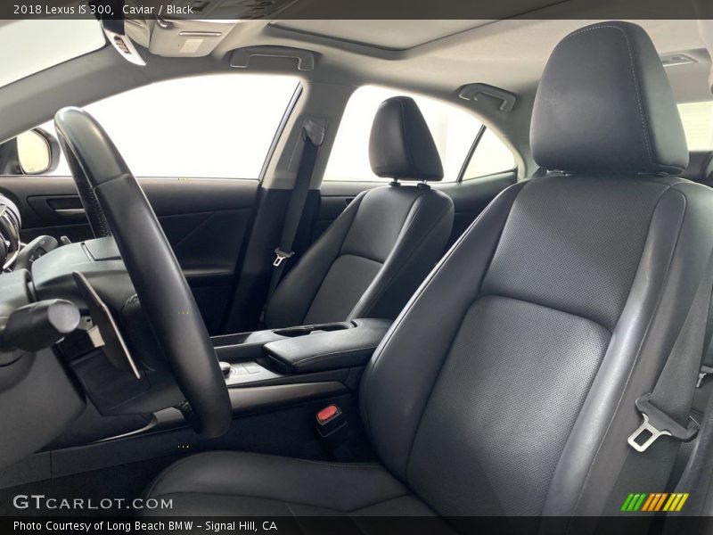 Front Seat of 2018 IS 300
