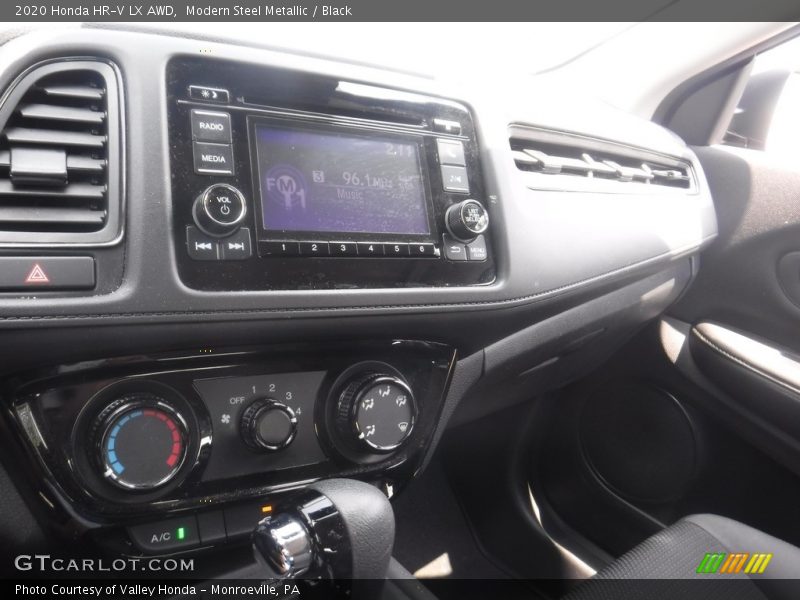 Modern Steel Metallic / Black 2020 Honda HR-V LX AWD