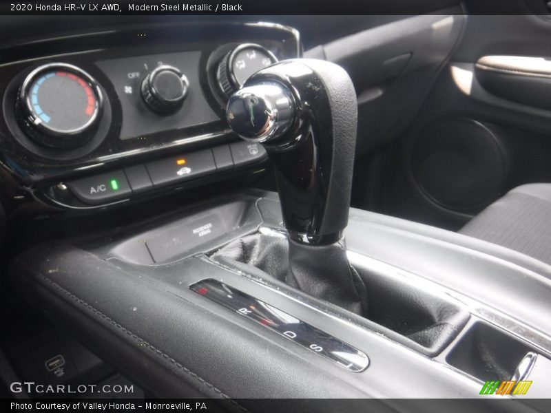 Modern Steel Metallic / Black 2020 Honda HR-V LX AWD