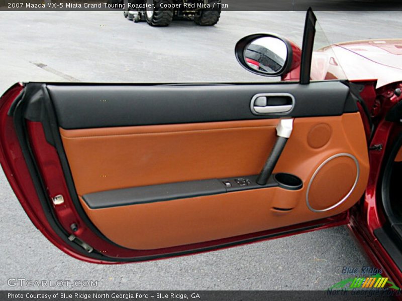 Copper Red Mica / Tan 2007 Mazda MX-5 Miata Grand Touring Roadster