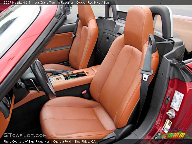 Copper Red Mica / Tan 2007 Mazda MX-5 Miata Grand Touring Roadster