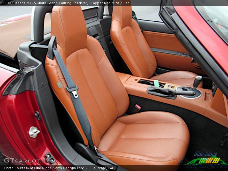 Copper Red Mica / Tan 2007 Mazda MX-5 Miata Grand Touring Roadster