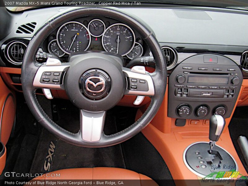 Copper Red Mica / Tan 2007 Mazda MX-5 Miata Grand Touring Roadster