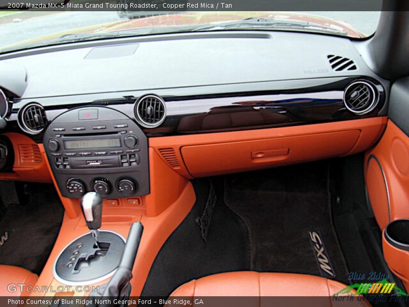 Copper Red Mica / Tan 2007 Mazda MX-5 Miata Grand Touring Roadster