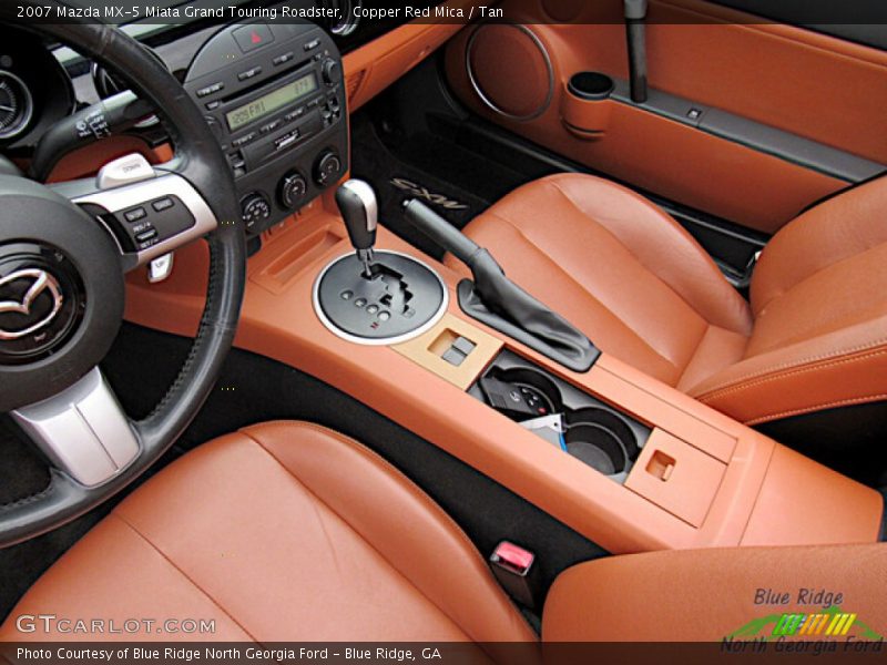 Copper Red Mica / Tan 2007 Mazda MX-5 Miata Grand Touring Roadster