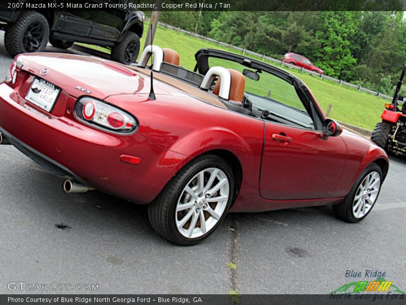 Copper Red Mica / Tan 2007 Mazda MX-5 Miata Grand Touring Roadster