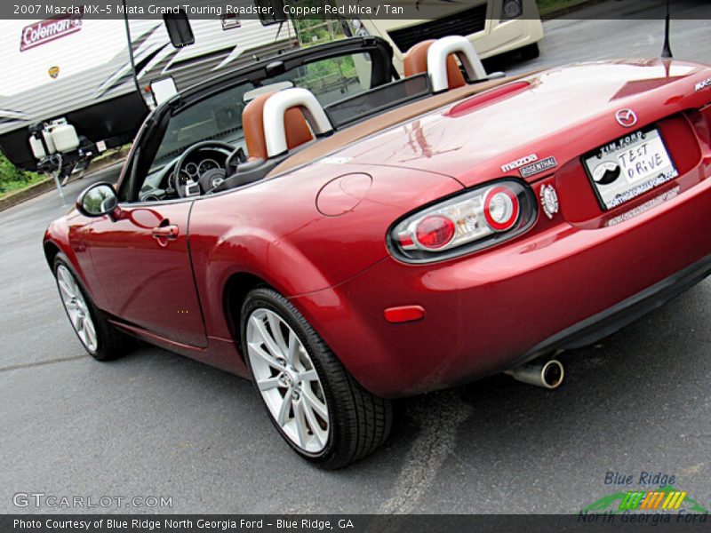 Copper Red Mica / Tan 2007 Mazda MX-5 Miata Grand Touring Roadster
