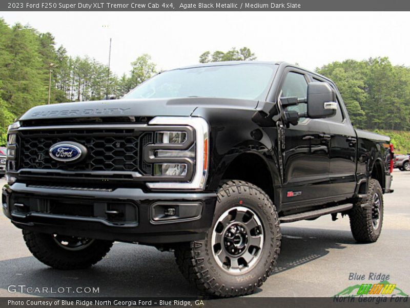 Front 3/4 View of 2023 F250 Super Duty XLT Tremor Crew Cab 4x4