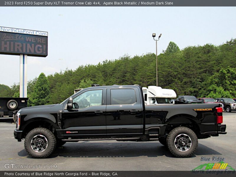  2023 F250 Super Duty XLT Tremor Crew Cab 4x4 Agate Black Metallic