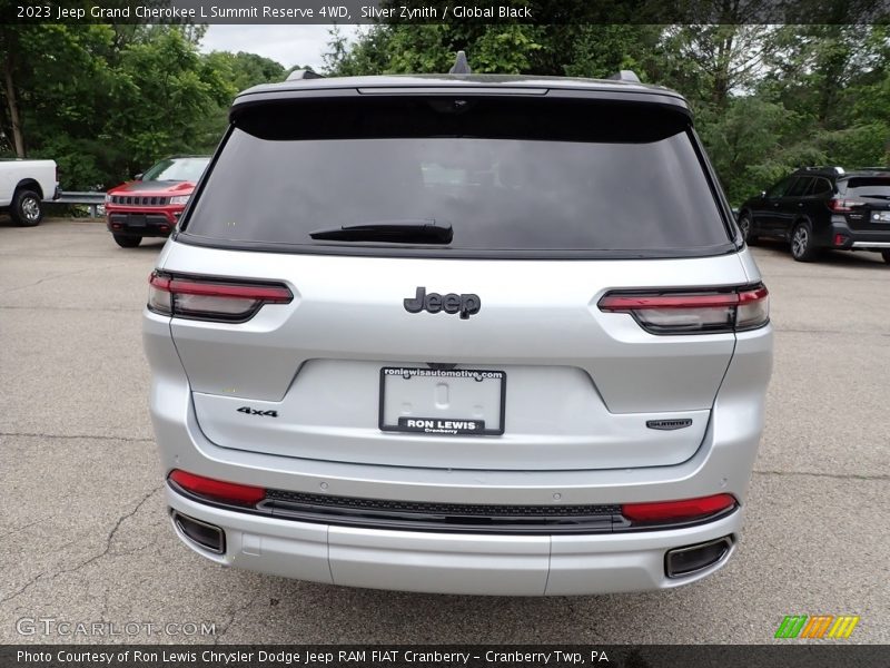 Silver Zynith / Global Black 2023 Jeep Grand Cherokee L Summit Reserve 4WD