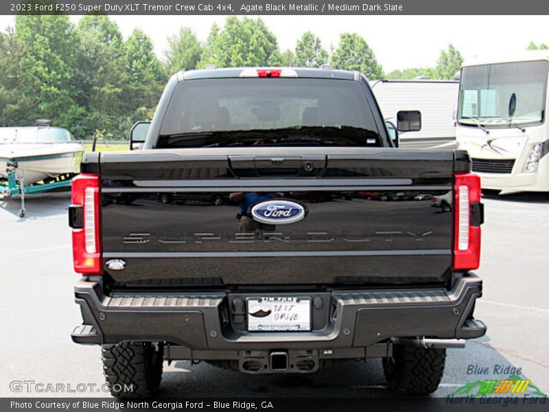 Agate Black Metallic / Medium Dark Slate 2023 Ford F250 Super Duty XLT Tremor Crew Cab 4x4
