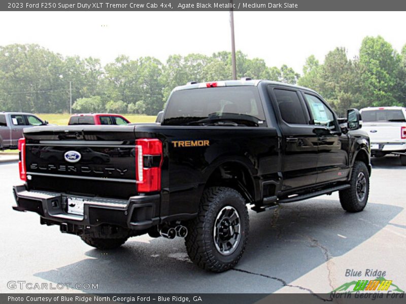 Agate Black Metallic / Medium Dark Slate 2023 Ford F250 Super Duty XLT Tremor Crew Cab 4x4