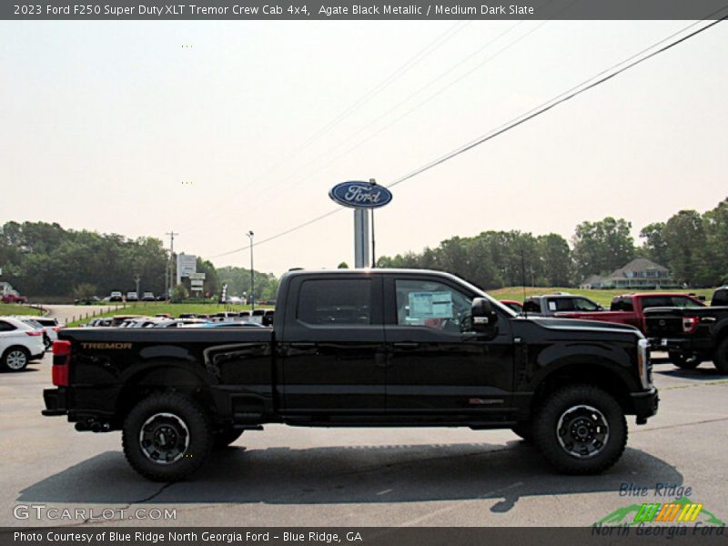 Agate Black Metallic / Medium Dark Slate 2023 Ford F250 Super Duty XLT Tremor Crew Cab 4x4