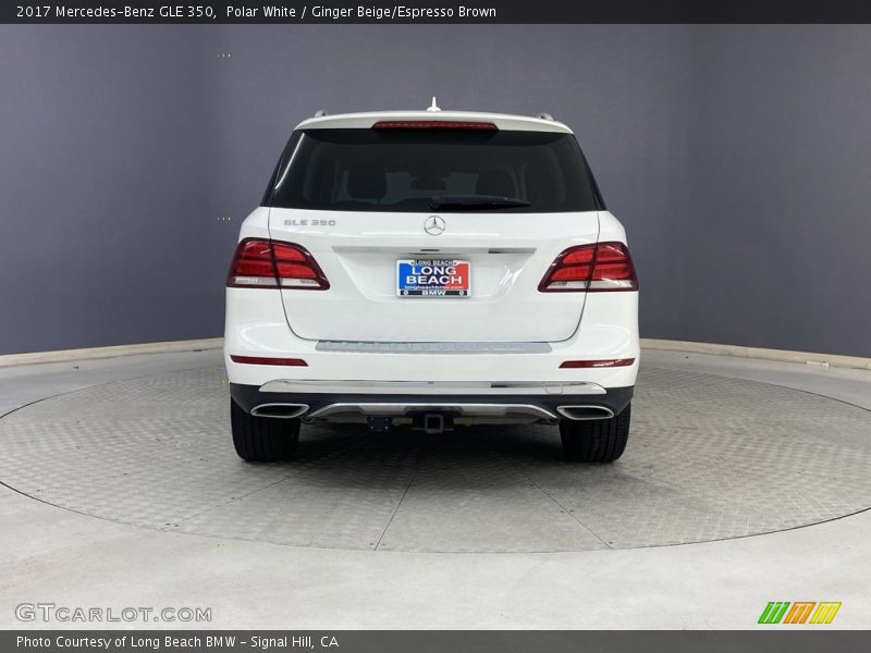Polar White / Ginger Beige/Espresso Brown 2017 Mercedes-Benz GLE 350