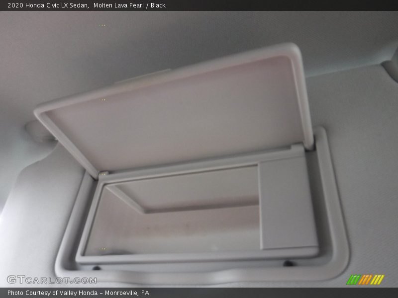 Molten Lava Pearl / Black 2020 Honda Civic LX Sedan