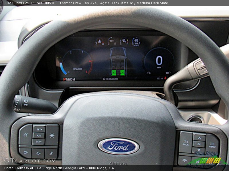 Agate Black Metallic / Medium Dark Slate 2023 Ford F250 Super Duty XLT Tremor Crew Cab 4x4