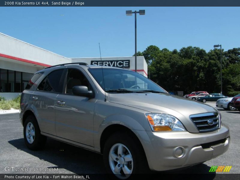 Sand Beige / Beige 2008 Kia Sorento LX 4x4