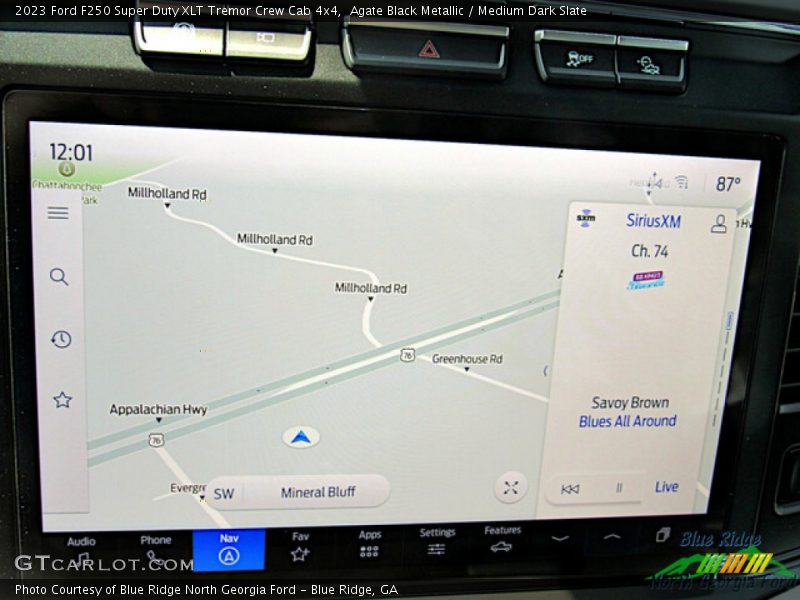 Agate Black Metallic / Medium Dark Slate 2023 Ford F250 Super Duty XLT Tremor Crew Cab 4x4