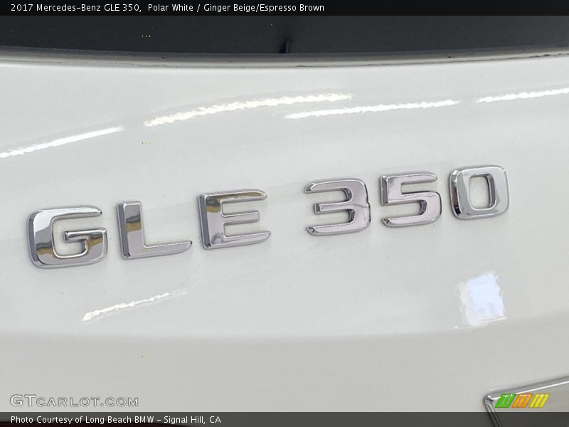 Polar White / Ginger Beige/Espresso Brown 2017 Mercedes-Benz GLE 350
