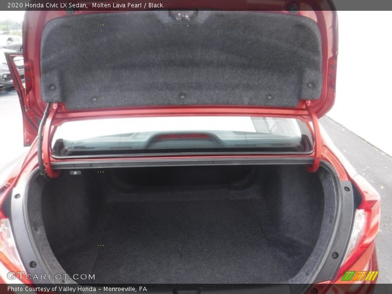 Molten Lava Pearl / Black 2020 Honda Civic LX Sedan