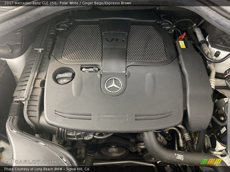 Polar White / Ginger Beige/Espresso Brown 2017 Mercedes-Benz GLE 350