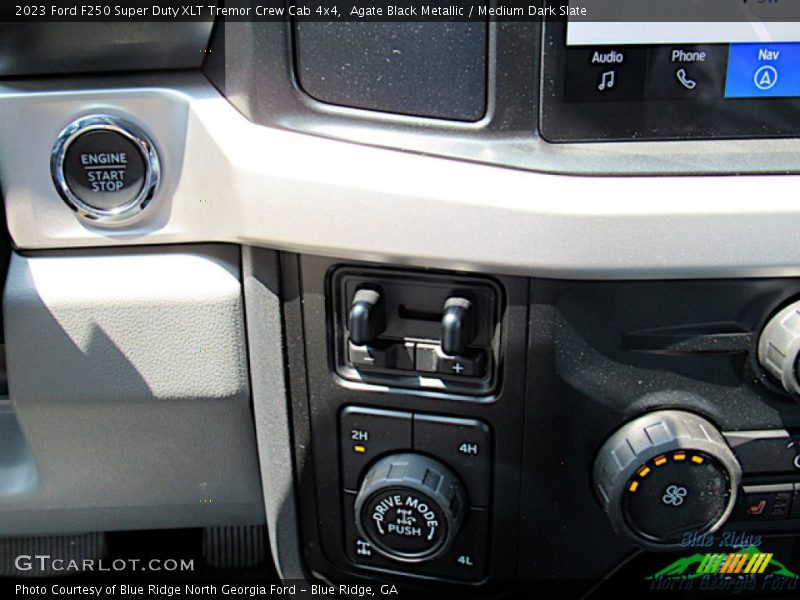 Agate Black Metallic / Medium Dark Slate 2023 Ford F250 Super Duty XLT Tremor Crew Cab 4x4