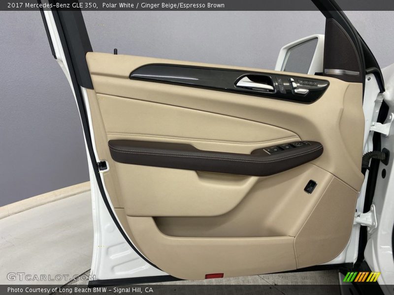 Polar White / Ginger Beige/Espresso Brown 2017 Mercedes-Benz GLE 350