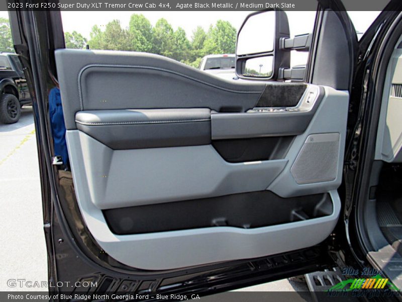 Agate Black Metallic / Medium Dark Slate 2023 Ford F250 Super Duty XLT Tremor Crew Cab 4x4