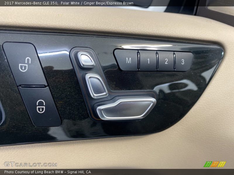 Polar White / Ginger Beige/Espresso Brown 2017 Mercedes-Benz GLE 350