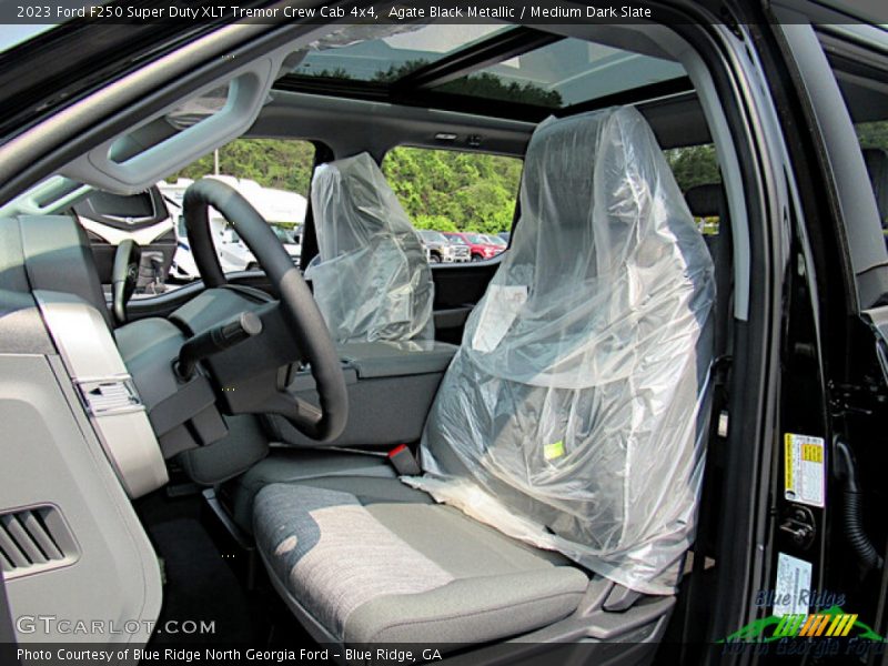 Agate Black Metallic / Medium Dark Slate 2023 Ford F250 Super Duty XLT Tremor Crew Cab 4x4