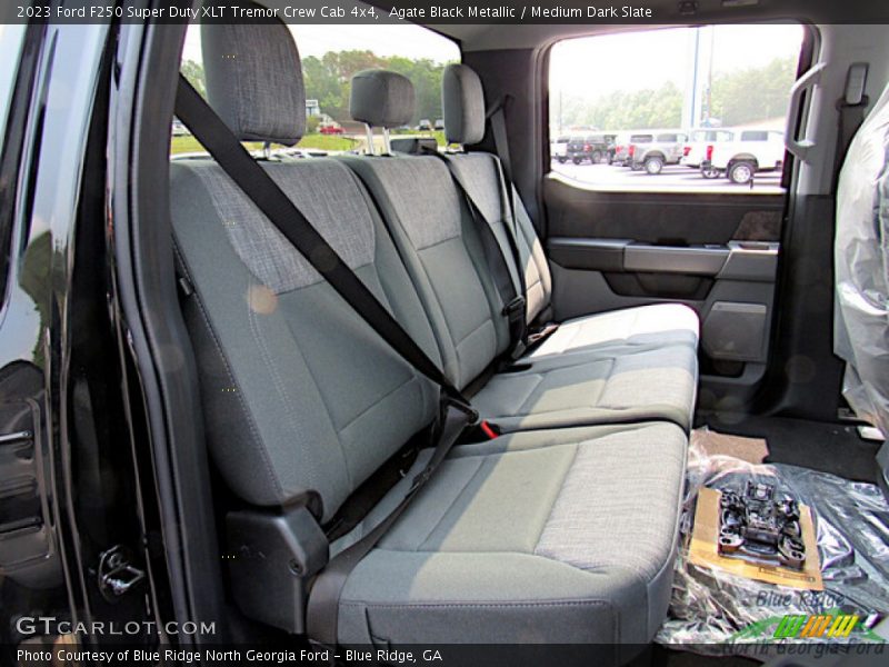 Agate Black Metallic / Medium Dark Slate 2023 Ford F250 Super Duty XLT Tremor Crew Cab 4x4