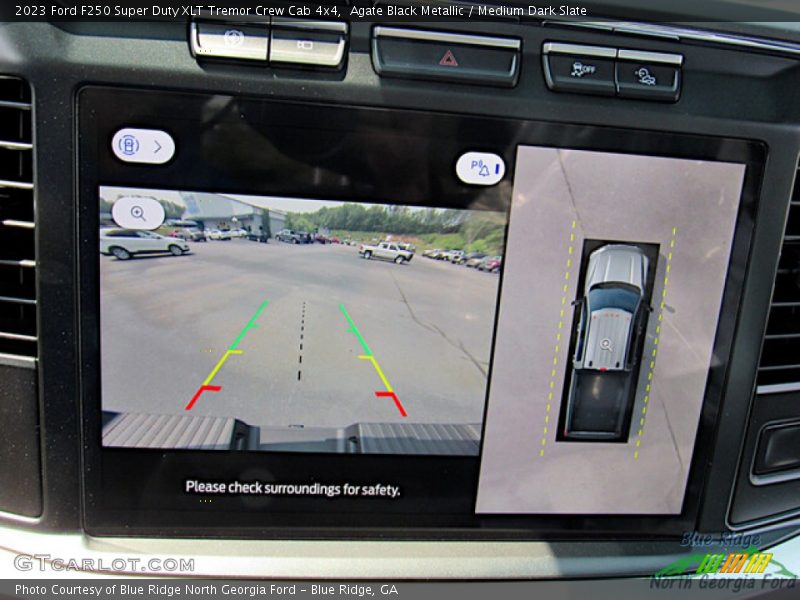 Agate Black Metallic / Medium Dark Slate 2023 Ford F250 Super Duty XLT Tremor Crew Cab 4x4