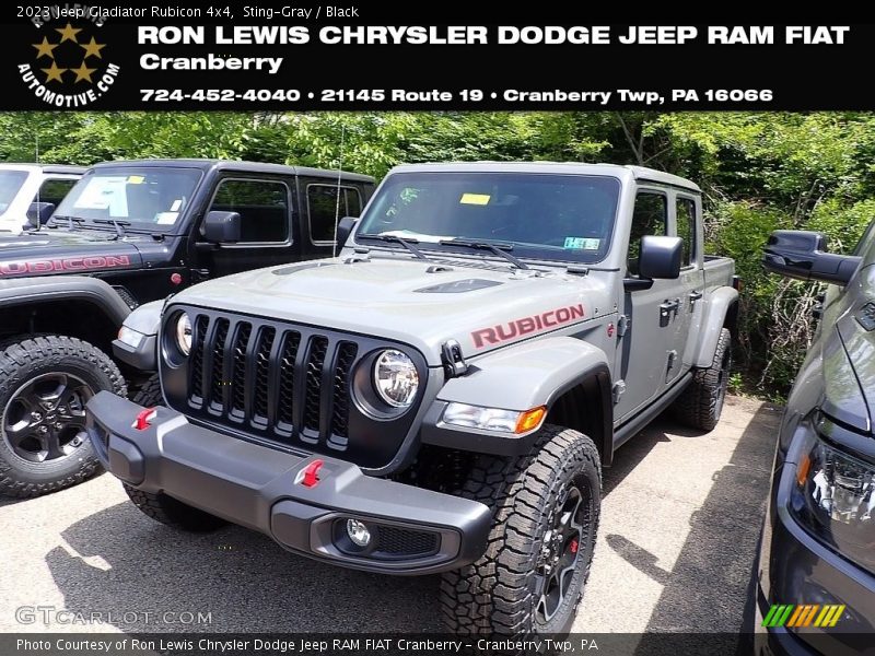 Sting-Gray / Black 2023 Jeep Gladiator Rubicon 4x4