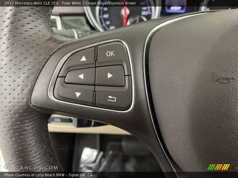 Polar White / Ginger Beige/Espresso Brown 2017 Mercedes-Benz GLE 350