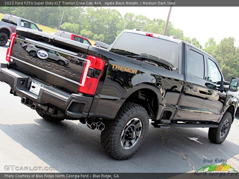 Agate Black Metallic / Medium Dark Slate 2023 Ford F250 Super Duty XLT Tremor Crew Cab 4x4