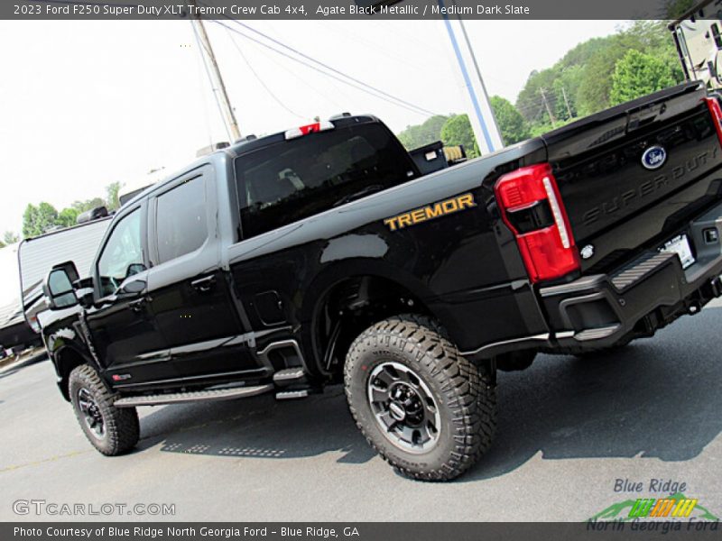 Agate Black Metallic / Medium Dark Slate 2023 Ford F250 Super Duty XLT Tremor Crew Cab 4x4