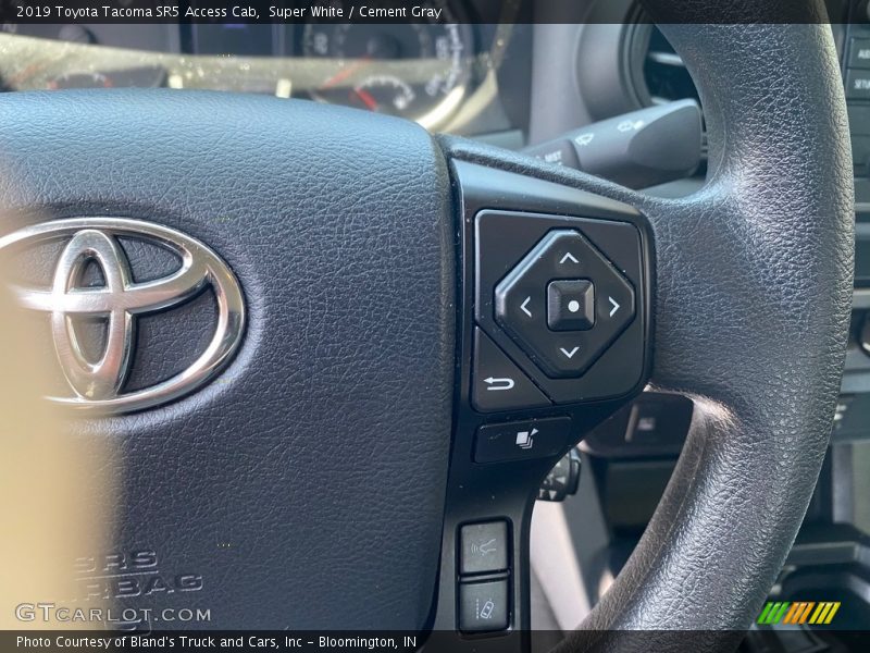 Super White / Cement Gray 2019 Toyota Tacoma SR5 Access Cab