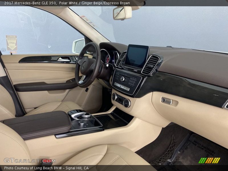 Polar White / Ginger Beige/Espresso Brown 2017 Mercedes-Benz GLE 350
