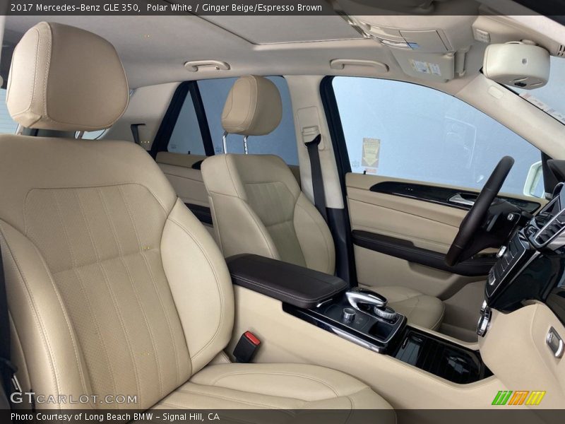 Polar White / Ginger Beige/Espresso Brown 2017 Mercedes-Benz GLE 350