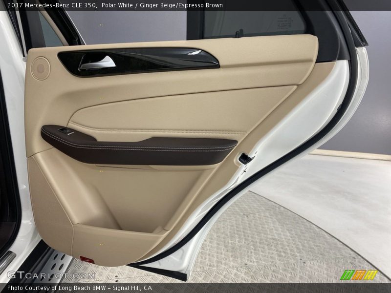 Polar White / Ginger Beige/Espresso Brown 2017 Mercedes-Benz GLE 350