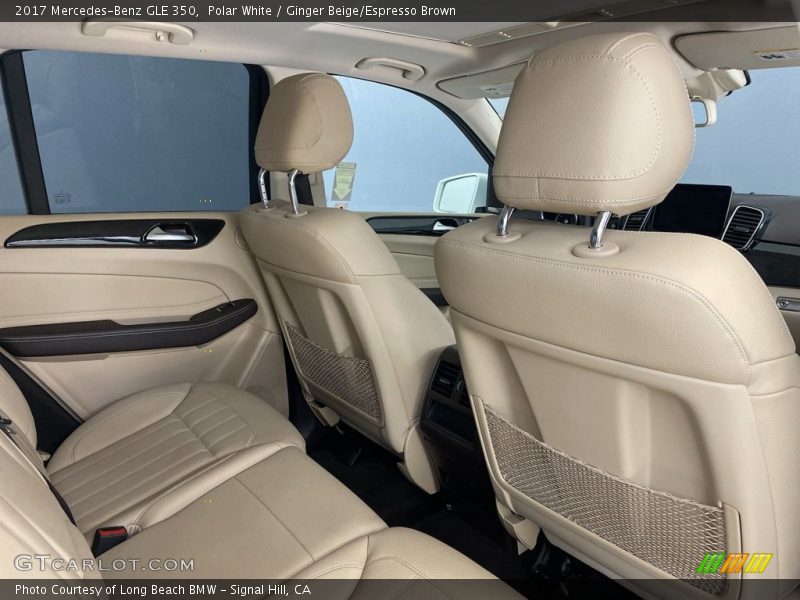 Polar White / Ginger Beige/Espresso Brown 2017 Mercedes-Benz GLE 350