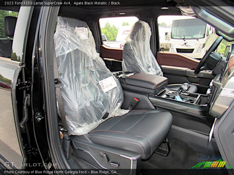 Agate Black Metallic / Black 2023 Ford F150 Lariat SuperCrew 4x4