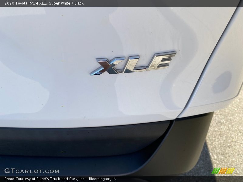 Super White / Black 2020 Toyota RAV4 XLE