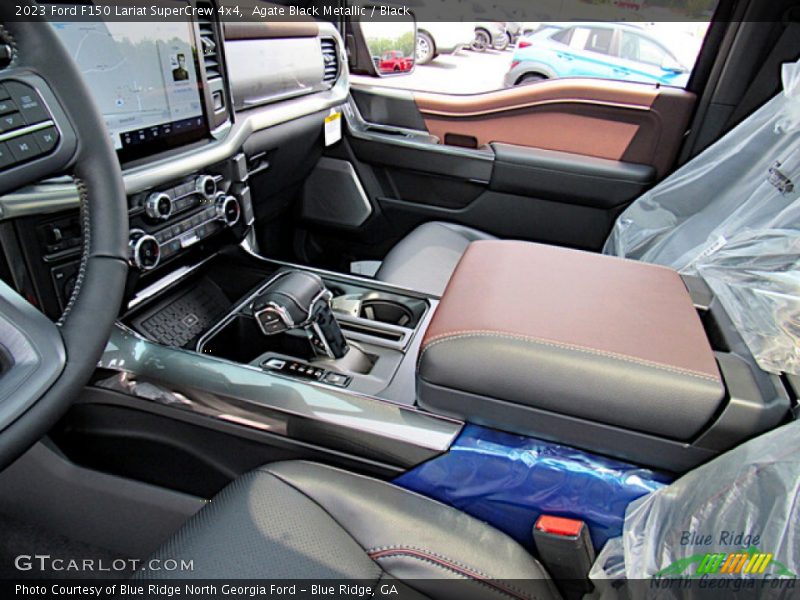 Agate Black Metallic / Black 2023 Ford F150 Lariat SuperCrew 4x4