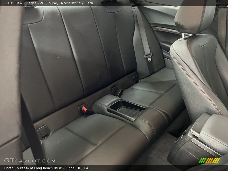 Rear Seat of 2016 2 Series 228i Coupe